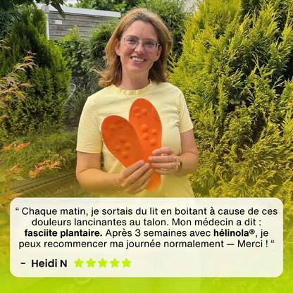 Semelles de soulagement pour douleurs au talon & fasciite plantaire