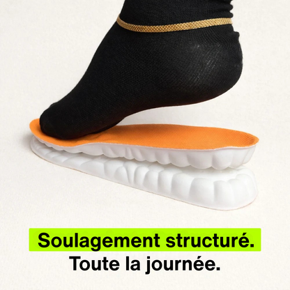 Semelles de soulagement pour douleurs au talon & fasciite plantaire