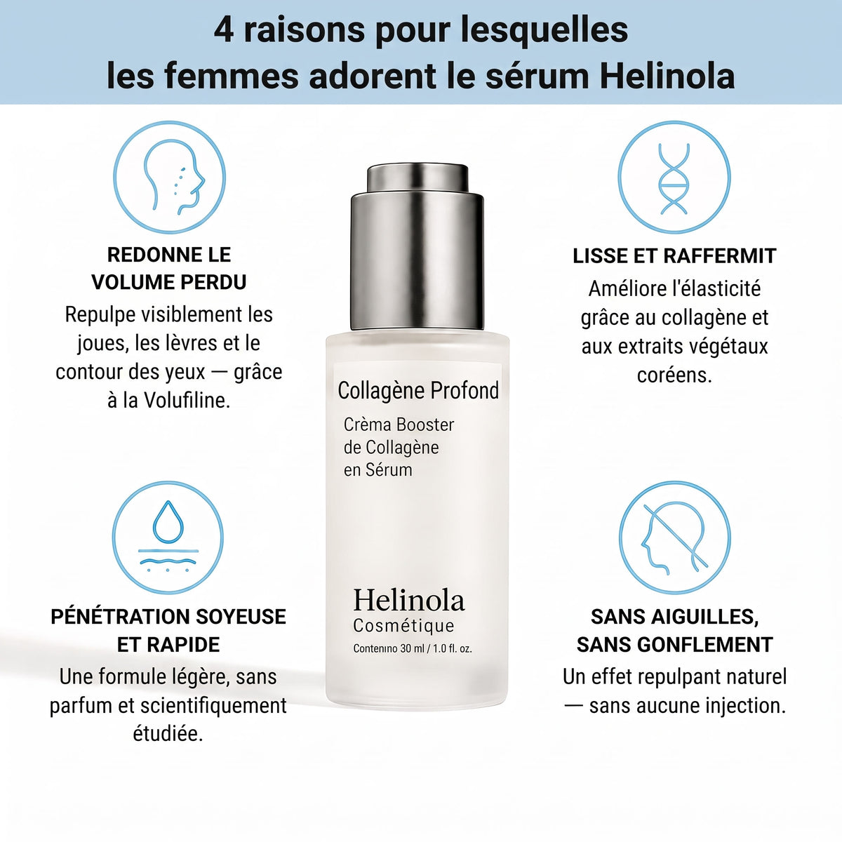4 raisons pour lesquelles les femmes adorent le sérum Helinola
